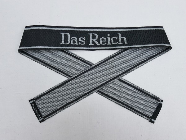 Wehrmacht Elite BEVO Ärmelband Waffen SS Division DAS REICH Ärmelstreifen