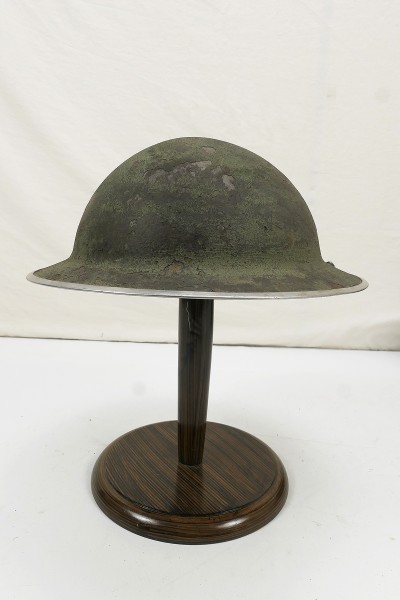 Original WW2 Tellerhelm Englisch Brodie Stahlhelm British Army #16