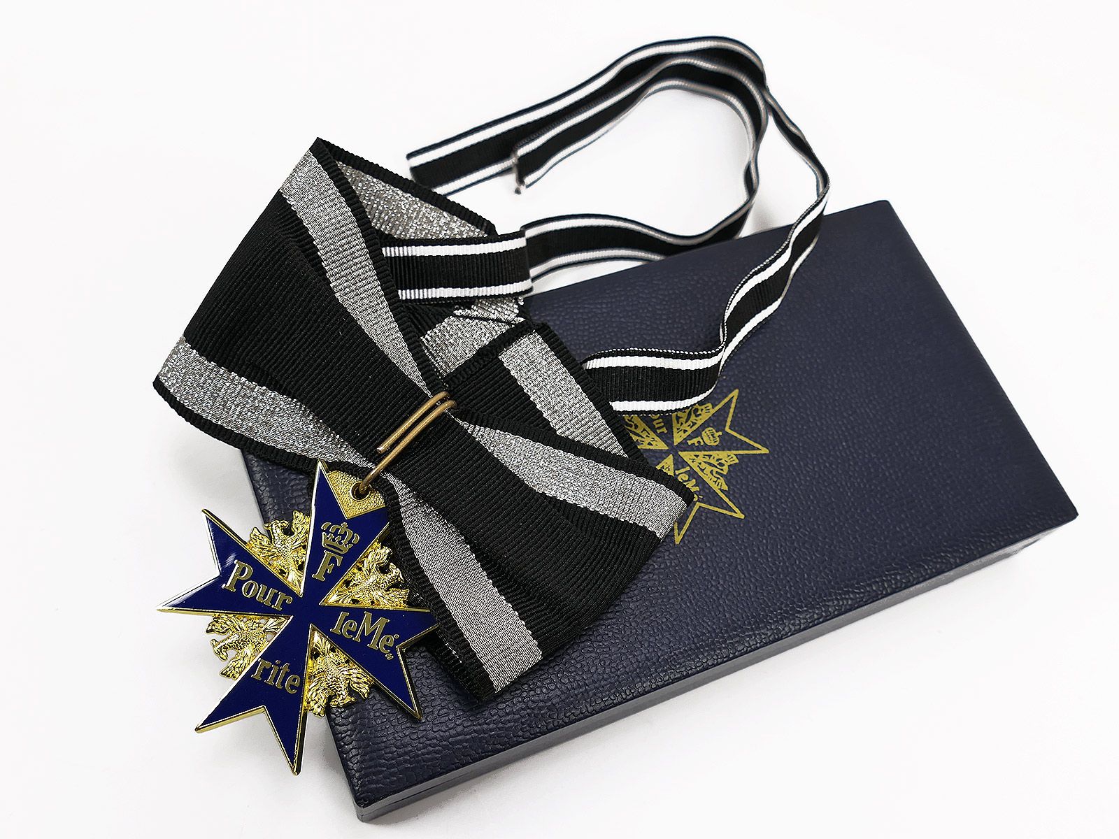 Orden Pour le Mérite am Kragenband im Etui / Blauer Max GFm Erwin ...