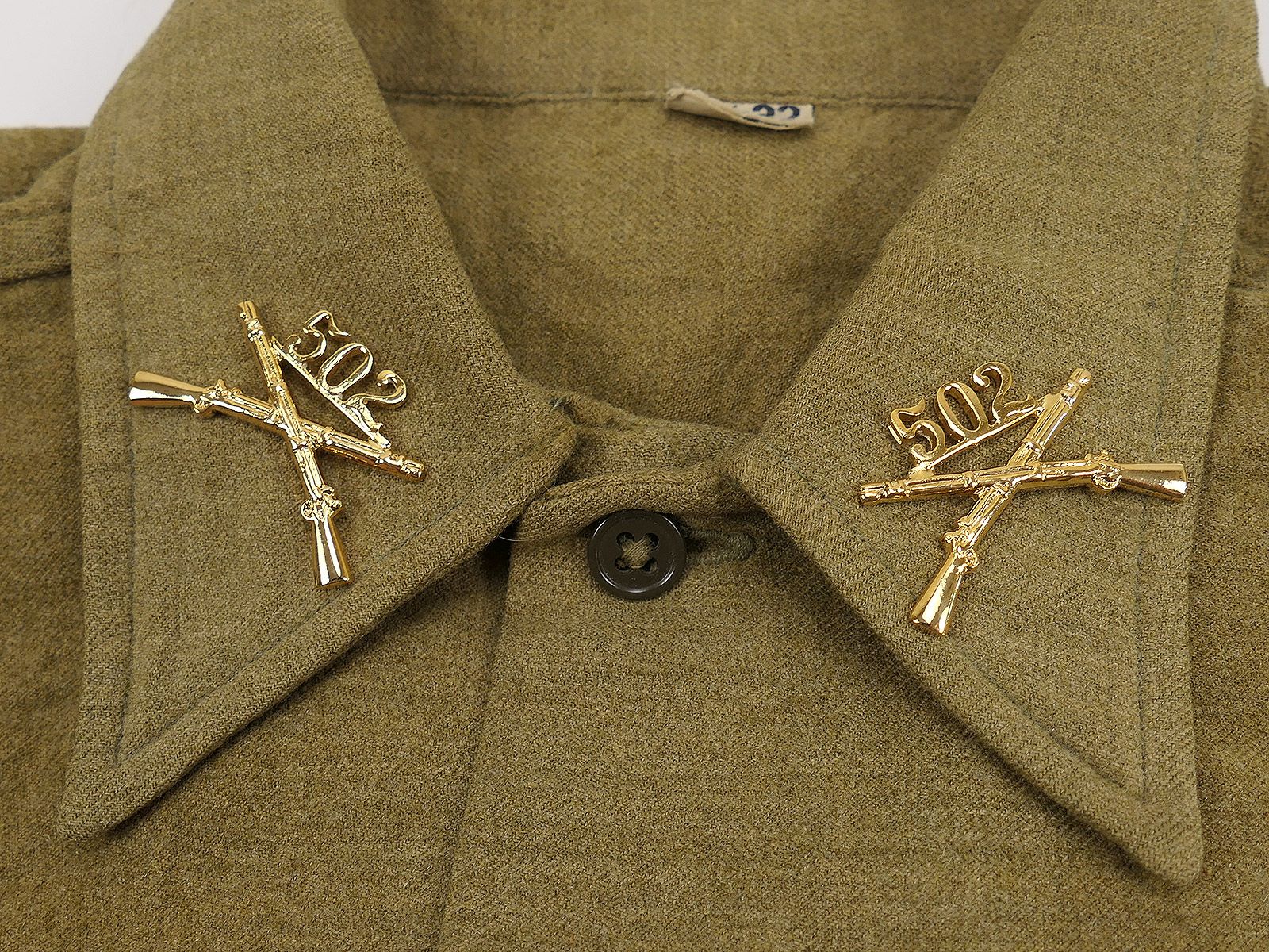 US Army 502nd Parachute Infantry Reg. PIR BOS officer branch of service ...
