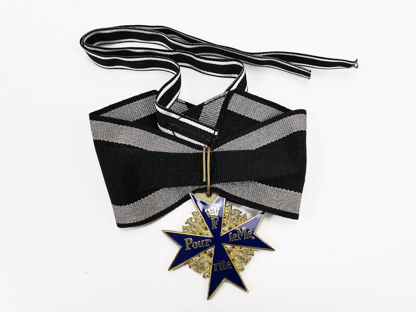 Orden Pour le Mérite am Kragenband im Etui / Blauer Max GFm Erwin ...