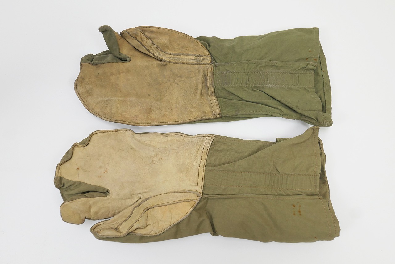 #2 US ARMY WW2 Mitten Shell Trigger Finger Gloves Dreifinger Jeep ...