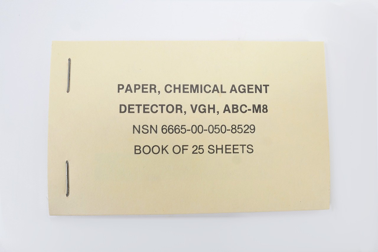 US Book of Paper Chemical Agent Detector VGH ABC-M8 - Chemikalien ...