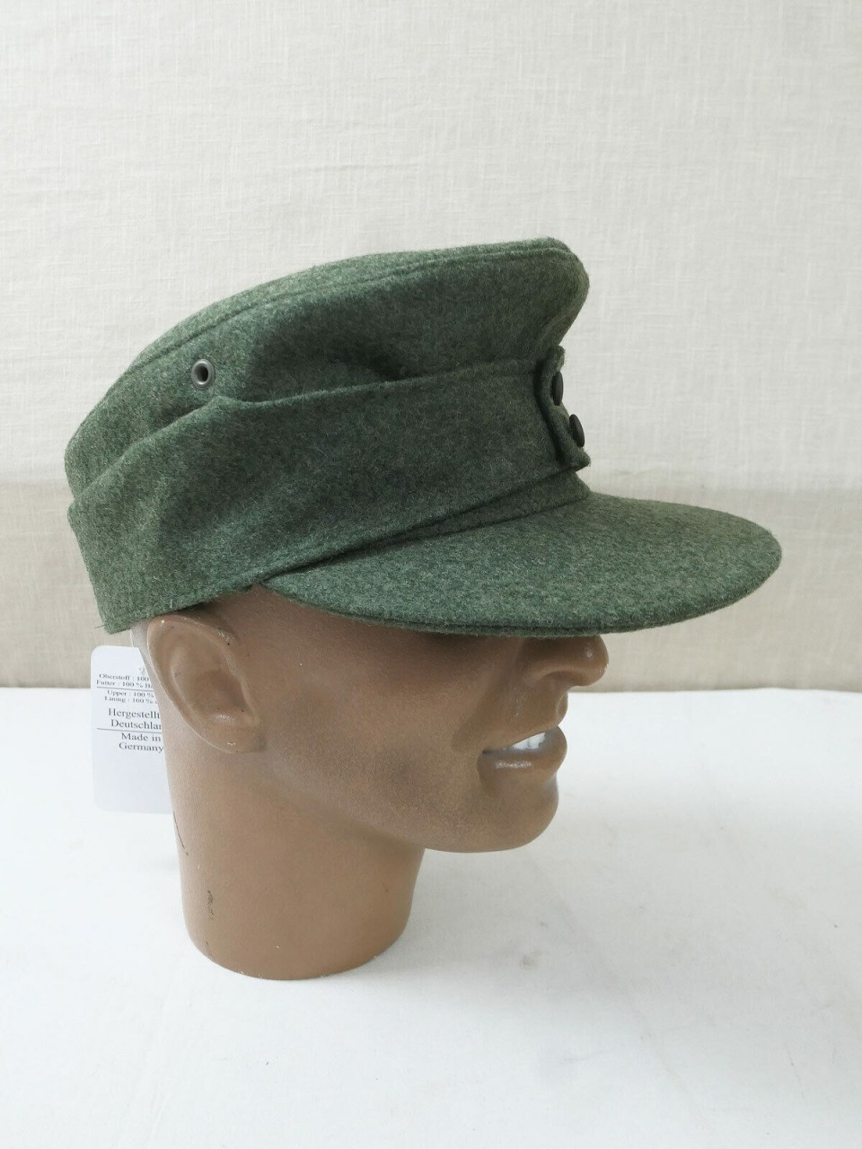 Wehrmacht Lubstein Feldmütze M43 Mannschaften + Uffz Baschlikmütze Erel ...