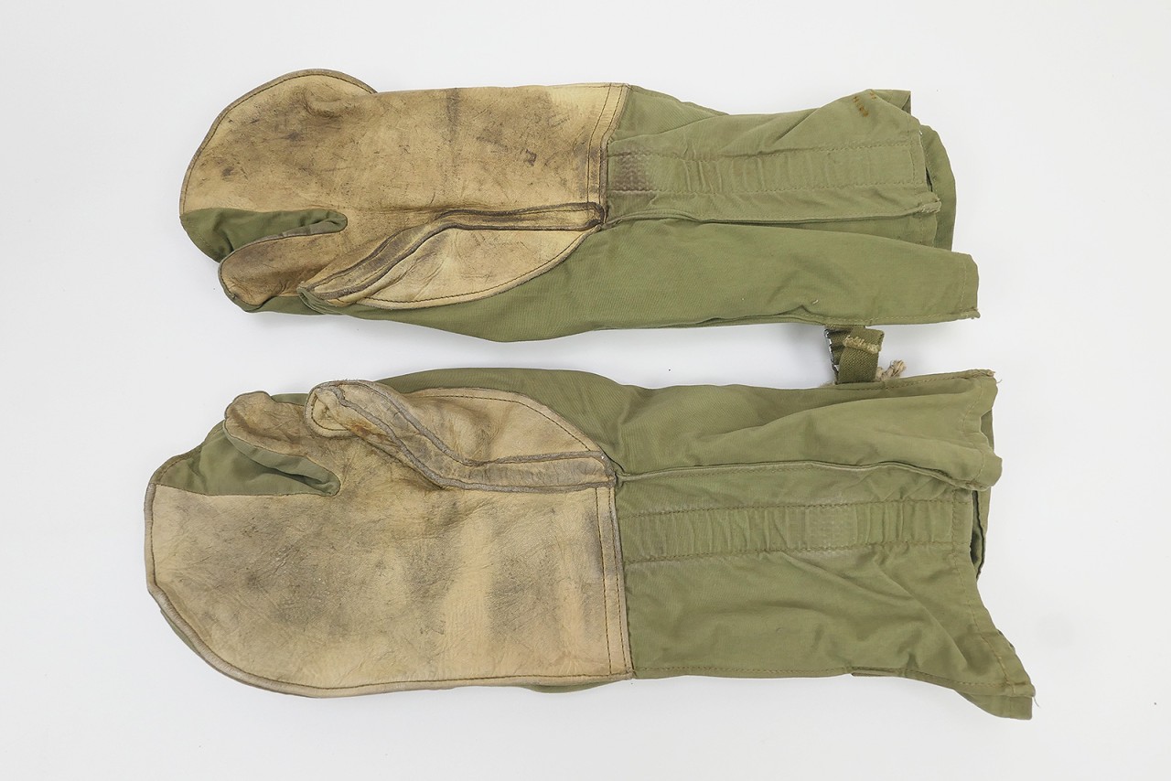 #2 US ARMY WW2 Mitten Shell Trigger Finger Gloves Dreifinger Jeep ...