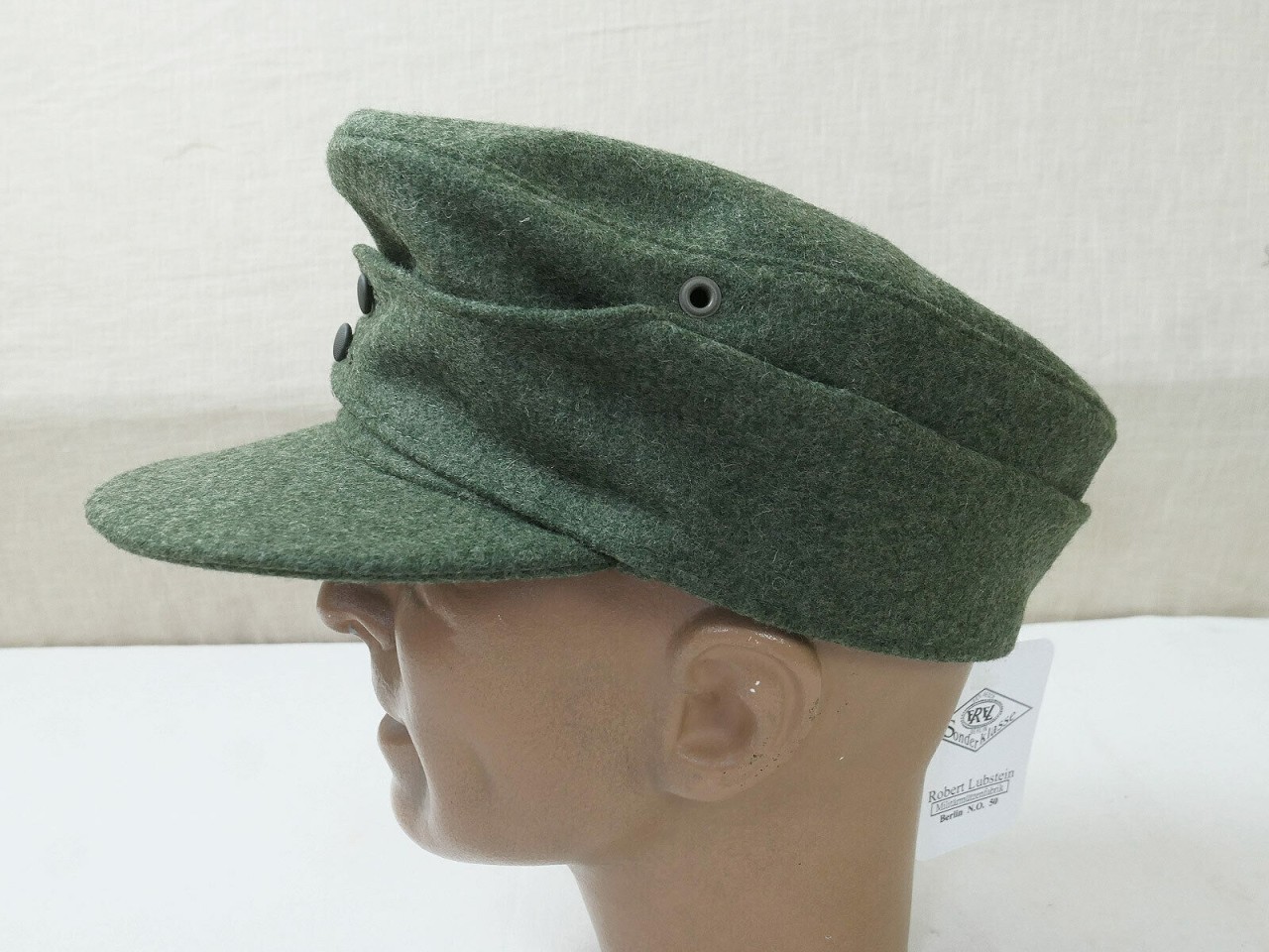 Wehrmacht Lubstein Feldmütze M43 Mannschaften + Uffz Baschlikmütze Erel ...