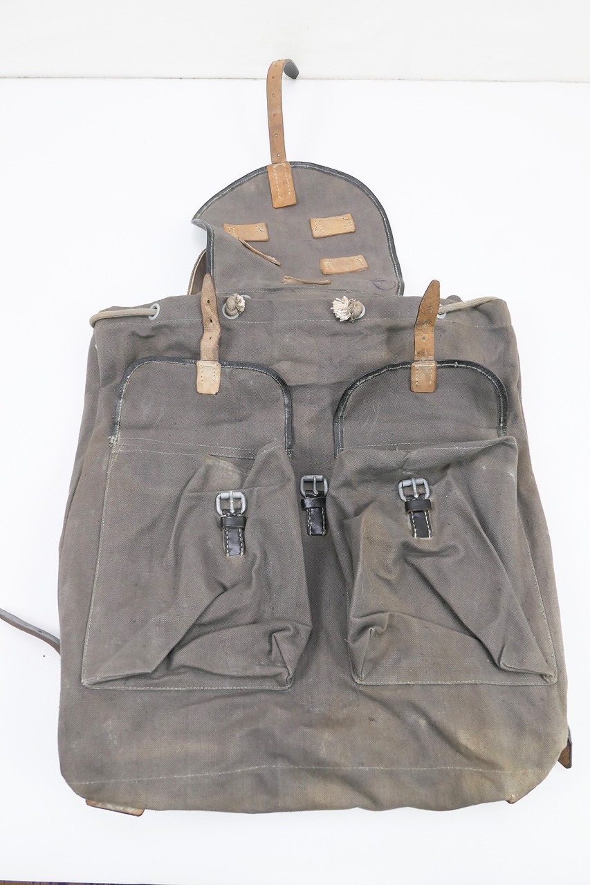 Vintage Rucksack Blaugrau Typ Luftwaffe WW2 | Lomax Militaria